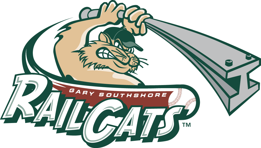 Gary SouthShore RailCats 2011-Pres Primary Logo iron on heat transfer